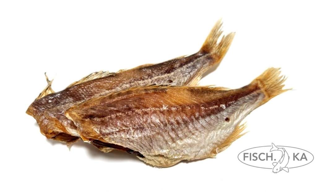 Rotbarsh ohne Kopf, Ausgenommen und Getrocknet 4 kg GROSS