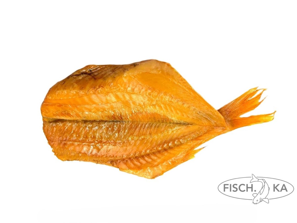 [OB370] Kalt. Geräucherter Rotbarsch, Butterfly, ohne Kopf 4 kg pack DE