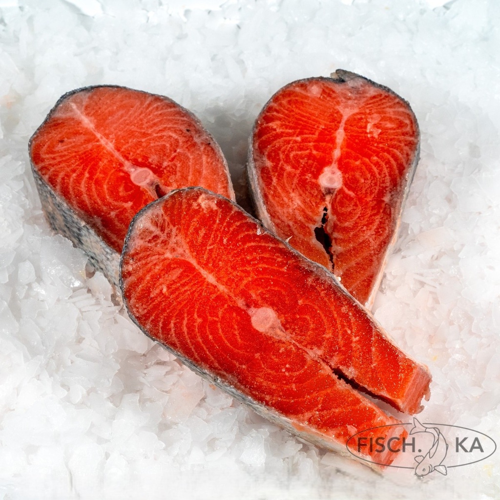 [OB84] Lachs Steak aufgetaut 6 kg/pack (639)